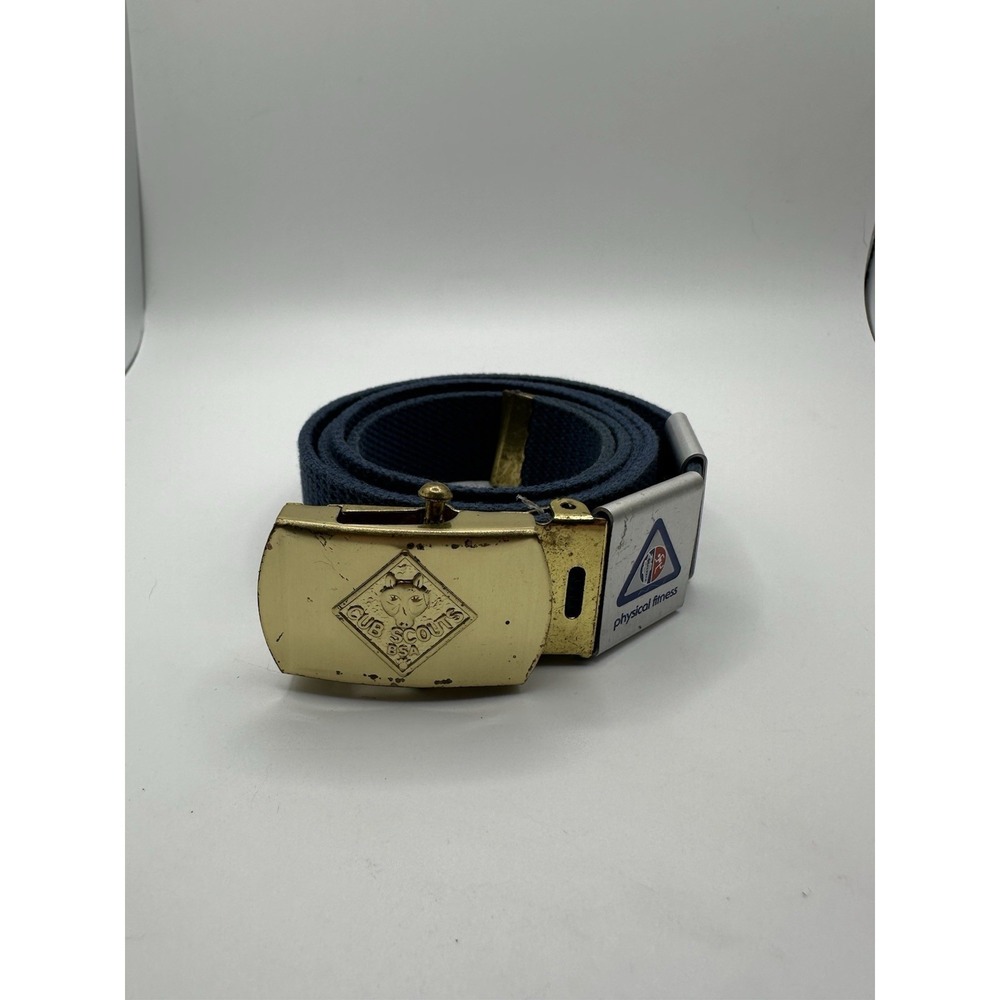 Cub Scouts Belt With Activity Badges - Physical , Fitness Bowling